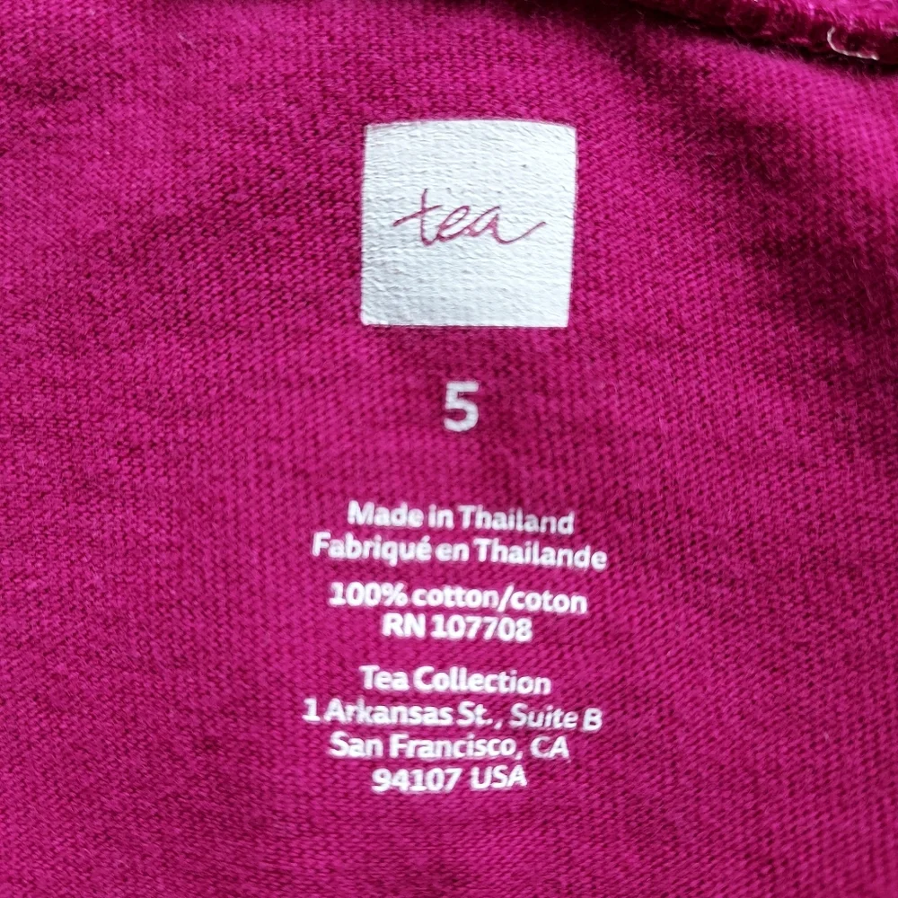 Tea Collection pink Akira wrap dress 5